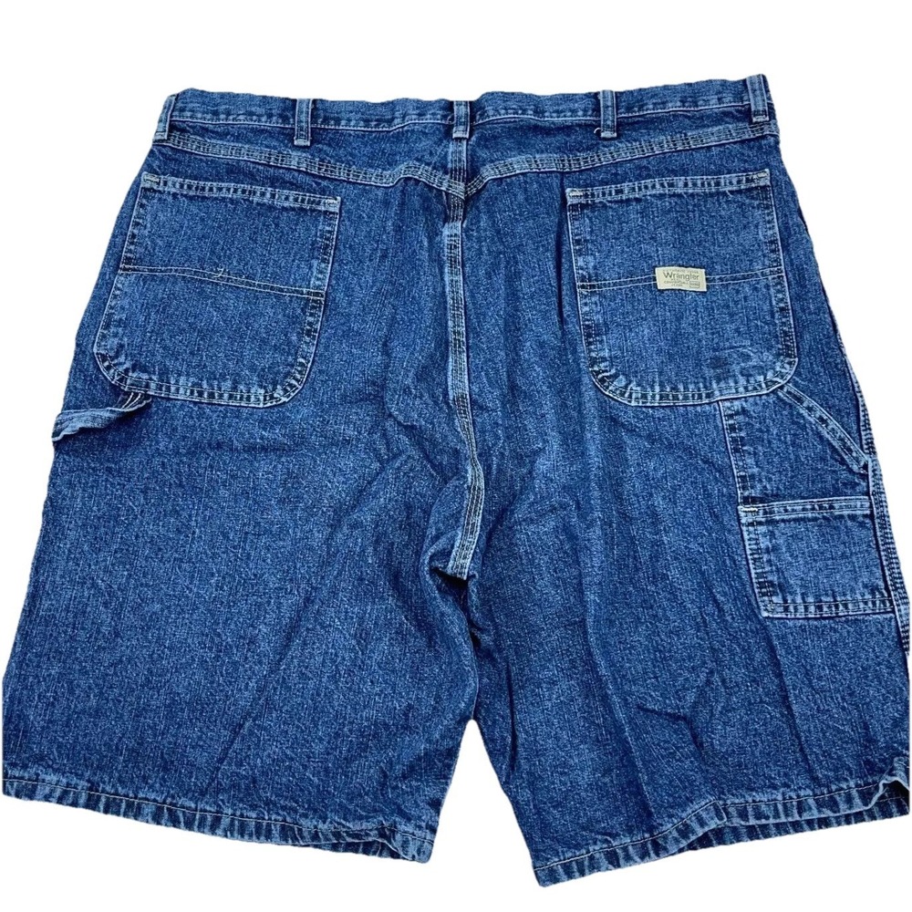 Vintage Wrangler Shorts Men 42 Carpenter Baggy Y2K Skater Cyber Work‎ Wear Dark
